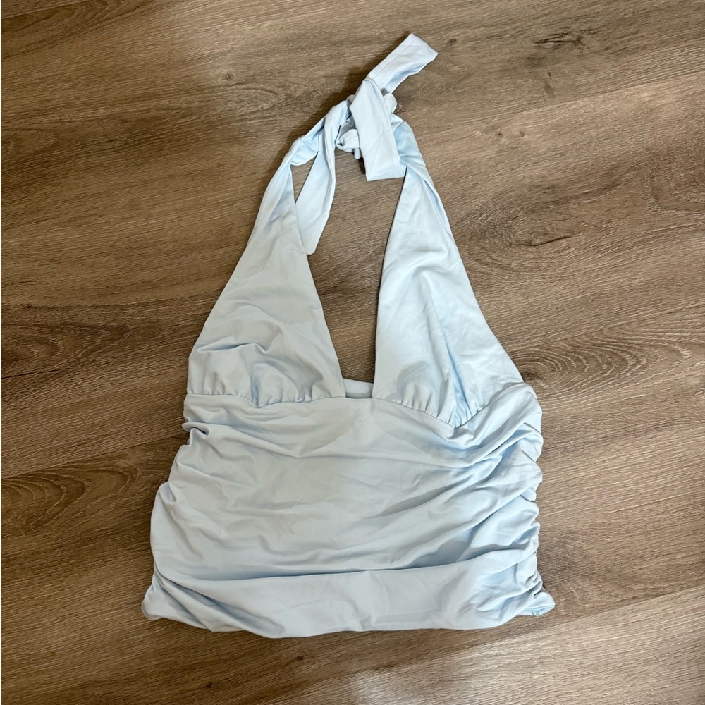 Pacsun Light Blue Halter Top